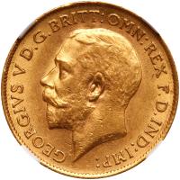 Great Britain. Half Sovereign, 1913 NGC MS61