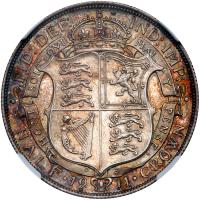 Great Britain. Proof Halfcrown, 1911 NGC Proof 65 - 2