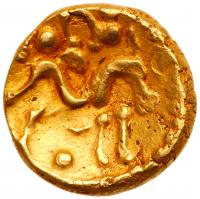 Celtic. Gallic War Issues, c. 60-50 BC. Gold Stater (8.21 g) VF to EF - 2