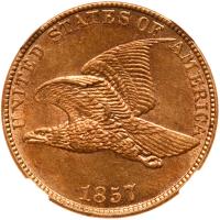 1857 Flying Eagle 1C NGC MS63