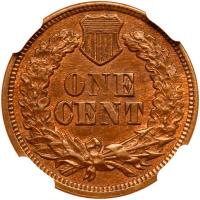 1866 Indian Head 1C NGC MS63 BR - 2