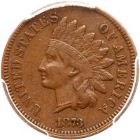 1873 Indian Head 1C. Dbld LIBERTY PCGS VF35 BR