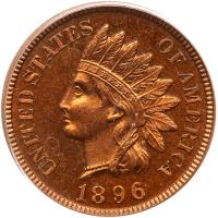 1896 Indian Head 1C PCGS Proof 64