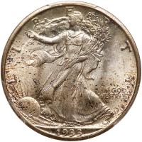 1933-S Liberty Walking 50C PCGS MS65