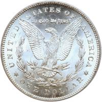 1880/79-CC Morgan $1. Rev of 1878 ANACS MS63 - 2