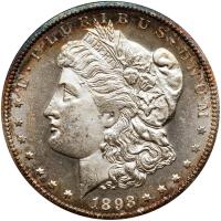 1893-CC Morgan $1 NGC MS63 PL