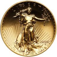 2009 Ultra High Relief Double Eagle Gold Coin Gem Unc