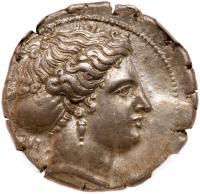 Lucania, Metapontion. Silver Nomos (7.73 g), ca. 400-330 BC