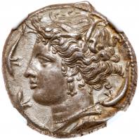 Sicily, Entella. Silver Tetradrachm (17.39 g), ca. 320/15-300 BC