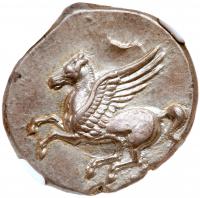 Sicily, Syracuse. Timoleon and the Third Democracy. Silver Stater (8.20 g), 344-317 BC