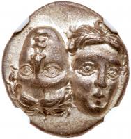 Moesia, Istros. Silver Drachm (4.09 g), 4th century BC