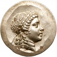 Aeolia, Myrina. Silver Tetradrachm (16.84 gm). ca. 155-145 BC EF