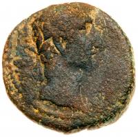 Judea. Herodian Dynasty. Herod Philip, ca. 4 BCE to 34 CE. AE 19 mm (6.38 g)