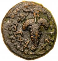 Judea, Bar Kokhba Revolt. Ã Small Bronze (6.19 g), 132-135 CE Choice VF - 2