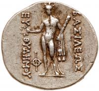 Baktrian Kingdom. Euthydemos II. Silver Tetradrachm (16.67 g), ca. 185-180 BC Ch - 2