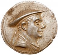 Baktrian Kingdom. Antimachos I. Silver Tetradrachm (16.76 g), ca. 174-165 BC VF