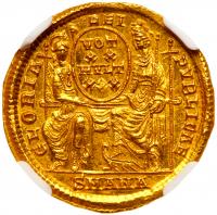 Constantius II Augustus, AD 337-361, Gold Solidus (4.44 gr) - 2