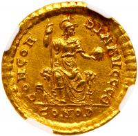 Valentinian II, AD 374-392, Gold Solidus (4.43 g) - 2