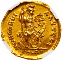 Theodosius I, AD 379-395, Gold Solidus (4.44 g) - 2