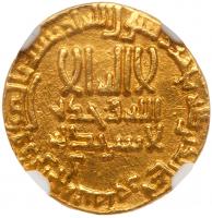 Arab-Asian Empires. Abbasid Caliphs,1st Period. Dinar, (AH170-187) NGC Unc