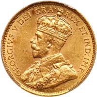 Canada. 5 Dollars, 1912 PCGS AU58