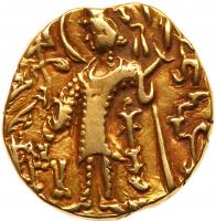 Kidarite Huns. Kidara. Gold Dinar (7.70 g), ca. AD 350-390 VF