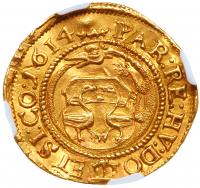 Transylvania. 1614 (Klausenburg) Gold Ducat - 2