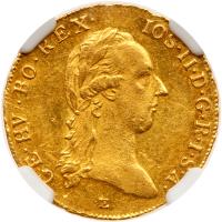 Transylvania. Ducat, 1789-E (Karlsburg) NGC MS61