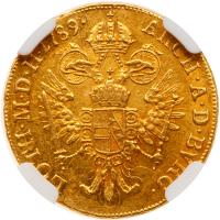 Transylvania. Ducat, 1789-E (Karlsburg) NGC MS61 - 2