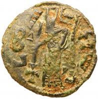 Kingdom of Axum. Armah (Alla Amidas) AD 630-650, AE Unit (21 mm, 2.5 gm)