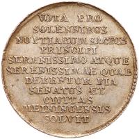 German States: Saxony. Silver Medal, 1816 NGC AU58 - 2