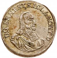 German States: Saxe-New-Gotha. 1/24 Taler (Groschen), 1675 NGC AU58