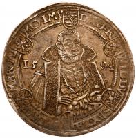 German States: Saxe-Old-Weimar. Taler, 1584 NGC EF45