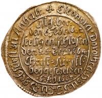 German States: Saxe-Weimar. 1/24 Taler (Groschen), 1665 NGC AU53 - 2