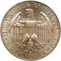 Germany. 5 Reichsmarks, 1930-D PCGS MS65 - 2