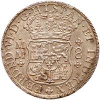 Mexico. 8 Reales, 1756-Mo MM PCGS About Unc - 2