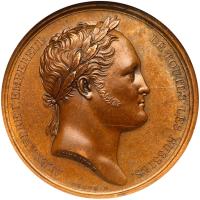 Russia. Medal, 1814 NGC MS63 BR