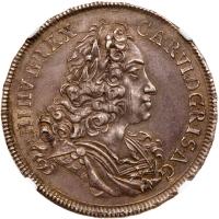 Transylvania. Â½ Taler, 1733 NGC MS62