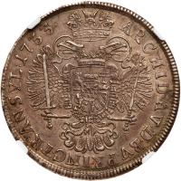 Transylvania. Â½ Taler, 1733 NGC MS62 - 2