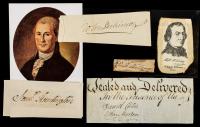 Signers of the Declaration of Independence: Samuel Huntington, William Williams, John Morton & US Constitution Signer, John Dick