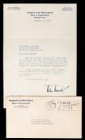 Kennedy, John Fitzgerald: Typed Letter #1 Signed as Congressman from Massachusetts Regarding a Request by a Constituent to The C
