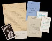 Roosevelt, Theodore: Collection of Signed Pieces, TLS by T. Roosevelt and Signed Letters, Postcards and Covers by Wife and Child