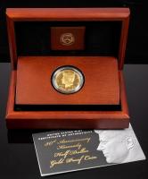 John F. Kennedy Collection: The 50th Anniversary Kennedy Half Dollar Gold Proof Coin in Original Presentation Box.9999 Fine.75oz