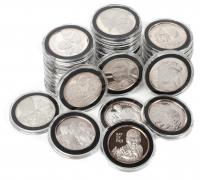 John F. Kennedy Collection: 33 of the 36 Silver Medals Entitled "The Legacy of John F. Kennedy" 33 troy ounces .999 Silver Finen