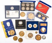 John F. Kennedy Collection: 42+ Commemorative Medals and Executive Branch Medals Many from US Allies