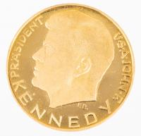 John F. Kennedy Collection: From Germany Freedom is Peace Memorial Fine Gold Coin .900, 20mm 3Â½ Grams