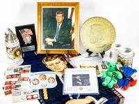 John F. Kennedy Collection: Balance of Collectibles, Vintage Pieces and Commemorative Issues.