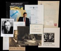 55 Signed Letters/Photos by 20th Century Business Leaders: Getty, Forbes, Mellon, Hilton, Ford II, Kroc, Rockefeller, Vanderbilt