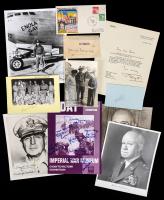 World War II: Archive of Letters, Signed Photos and Autographs Including: MacArthur, Nimitz, Bradley. Doolittle, Montgomery, Eno