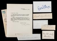 Nice Collection of 10 Autographs By Legends of the Suffragette Movement & ERA Including Susan B. Anthony and Elizabeth Stanton